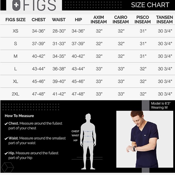 FIGS Chisec Three-Pocket Scrub Top Technical Collection Mens Size Small EUC - Picture 3 of 9